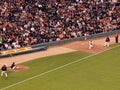 Reliever Ramon Ramirez warms in the bullpen Royalty Free Stock Photo