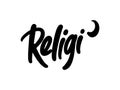 Religi hand drawn lettering logo for business, print and advertising