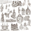 Religion around the World - An hand drawn collection