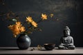 Religion Buddhism. exploring the essence of religion: the path to enlightenment and spiritual awakening in buddhism Royalty Free Stock Photo