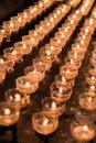 Religion Candle in cathedral Royalty Free Stock Photo