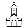 Religion church icon, outline style