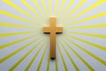 Religion concept. Cross symbol of Christianity. Royalty Free Stock Photo