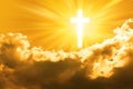 Christian Christianity Cross Sky God Background