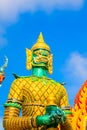 Religion giant statue,symbol of Thai temple Royalty Free Stock Photo