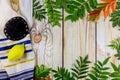 Religion jewish celebration holiday Sukkot. Etrog, lulav, hadas arava kippah and shofar tallit praying book