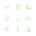 Religion , networks , team , science , eps icons set vector