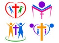 Religion people logo