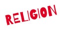 Religion rubber stamp Royalty Free Stock Photo