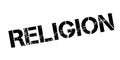 Religion rubber stamp Royalty Free Stock Photo