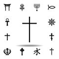 religion symbol, Catholicism icon. Element of religion symbol illustration. Signs and symbols icon can be used for web, logo,