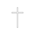 Religion symbol, Catholicism outline icon. Element of religion symbol illustration. Signs and symbols icon can be used for web,