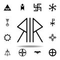 religion symbol, Nordic paganism icon. Element of religion symbol illustration. Signs and symbols icon can be used for web, logo,