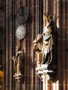 Religional statues in the church Royalty Free Stock Photo