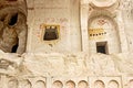 Religionist painting on stone in cappadocia Royalty Free Stock Photo