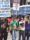 Religious Activists Protesting on Bourbon Street in the French Quarter