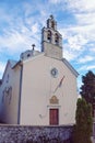 Religious architecture. Montenegro, Herceg Novi. View of Orthodox Church of St. Spyridon