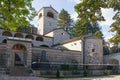 Religious architecture. Montenegro. View of Old Cetinje Monastery