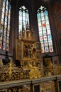 Religious art in the cathedral of Prague