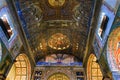 Religious art in interior of Jesuit church Funchal Royalty Free Stock Photo