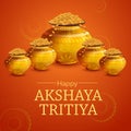 Religious background for Akshaya Tritiya Hindu spring festival of India