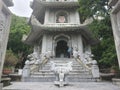 Pagoda at Marble mountain in Da Nang, Vietnam