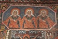 Religious wall paintings in Debre Birhan Selassie church