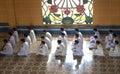 Religious ceremony in Cao Dai Temple