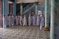 Religious ceremony in Cao Dai Temple