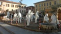 The religious crib of Catholic faith at Busto Arsizio, Italy