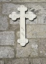Religious cross with date