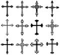 Religious cross design collection