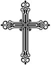 Religious cross design collection Royalty Free Stock Photo