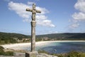 Religious Cross at Langosteira; Beach; Finisterre