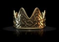 Gold Crown With Thorn Patterns