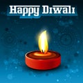 Religious diwali card beautiful