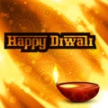 Religious diwali festival with beautiful background