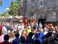 A religious festivity in Barro, Galicia, Spain.