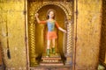 Religious figurine statues on display in the chapel of the Casa de la Moneda Mint House Museum, Potosi, Bolivia