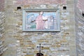 Religious fresco wall decoration