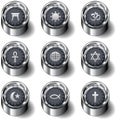 Religious icon set on vector buttons