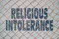 Religious intolerance