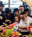 Religious Jews choose etrog