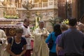 Religious Mass Service in the Basilica of St. Istvan in honor of St. Istvan Day