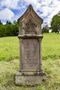 Religious memorial stone