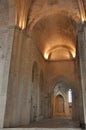 Spiritual retreat and reflection in the abbey, France