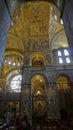 Religious mosaic painting on the dome of St. Marco Church intern Royalty Free Stock Photo