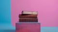 religious objects studio shoot solid background the bible Royalty Free Stock Photo