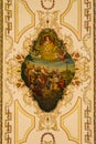 Religious painting on the ceiling of St Louis cathedral in New O
