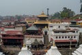 Religious people gathered for celebration at the hindu temple